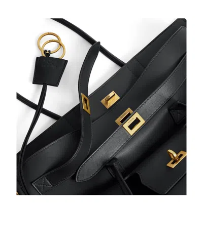 Balenciaga All Day Croco Leather Shoulder Bag