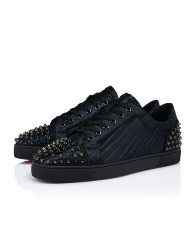 Christian Louboutin Seavaste 2 Orlato Flat Jacquard Sneaker In Black