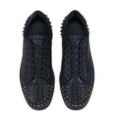Christian Louboutin Seavaste 2 Orlato Flat Jacquard Sneaker In Black