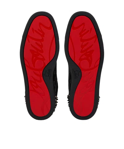 Christian Louboutin Seavaste 2 Orlato Flat Jacquard Sneaker In Black