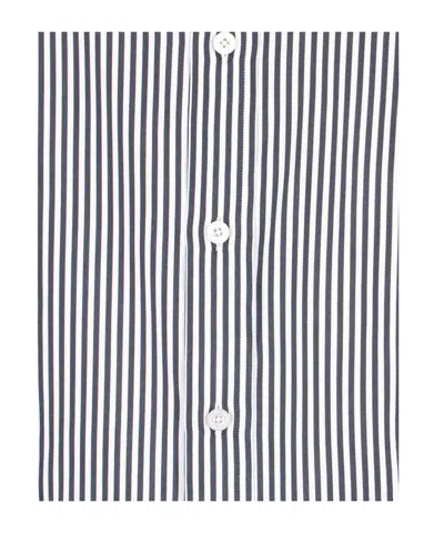Tom Ford Striped Pattern Button-down Collar Long Sleeves Shirt In Multi