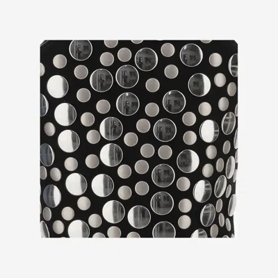 Khaite Livia Mini Studded Suede Tote Bag In Black