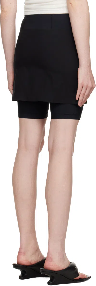 Post Archive Faction (paf) Layered Skirt In Black