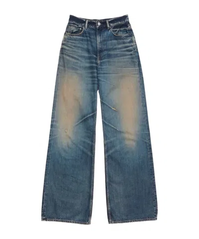 Acne Studios 2023 Rocka Low Waist Wide Jeans In Blue