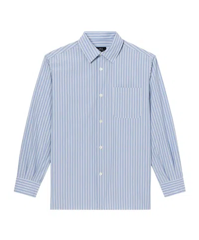 Apc A.p.c. Sela Chemise In Black