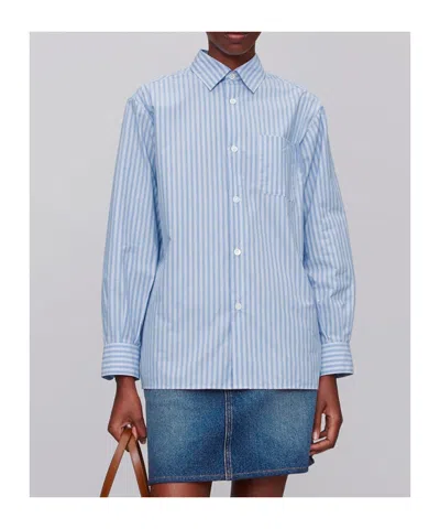 Apc A.p.c. Sela Chemise In Black