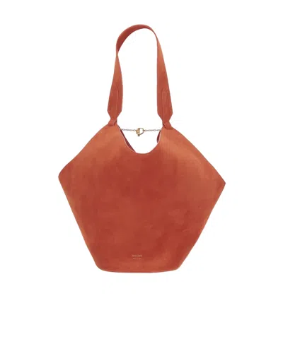 Khaite Orange Lotus Small Tote