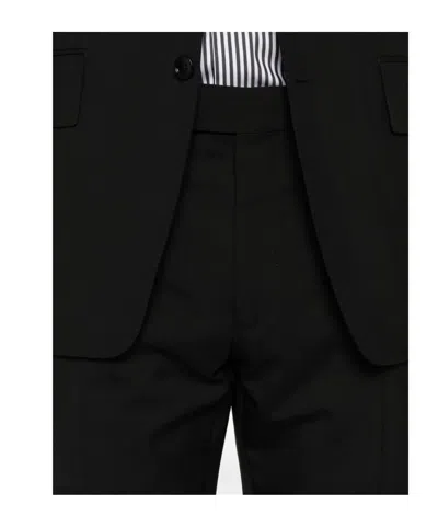 Tom Ford Shelton Single-breasted Wool Suit Clothing In Black