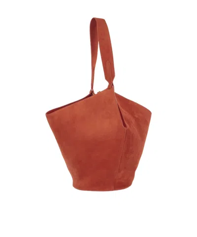 Khaite Orange Lotus Small Tote