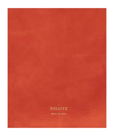 Khaite Orange Lotus Small Tote