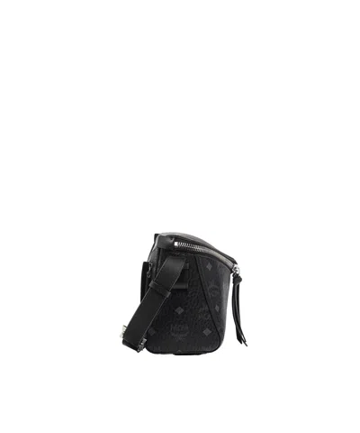 Mcm Diamant 3d Shoulder Bag In Visetos Leather Mix