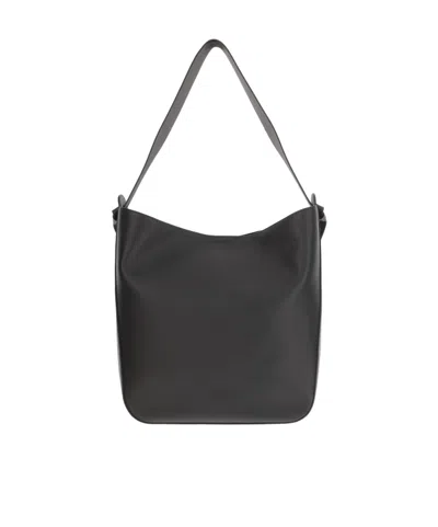 Jil Sander Borsa A Mano Knot Mini In Pelle Nera  Donna In Black