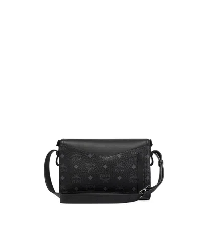 Mcm Diamant 3d Shoulder Bag In Visetos Leather Mix
