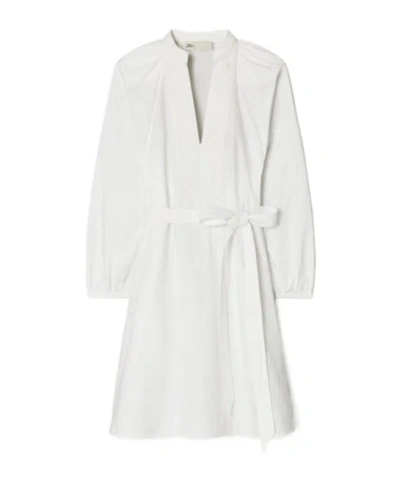 Tory Burch Balloon Sleeve Cotton Tunic Dress