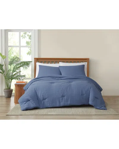 Truly Soft Crinkle Garment Wash Solid 2-pc. Comforter Set, Twin/twin Xl In Multi