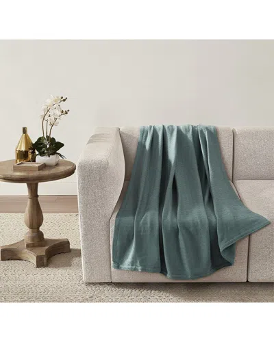 Borghese Roma Luxe Cotton Throw In Green