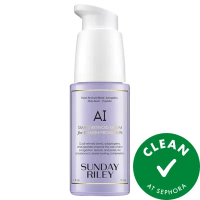 Sunday Riley Ai Smart Retinoid Serum For Blemish Prone Skin 1 Oz.