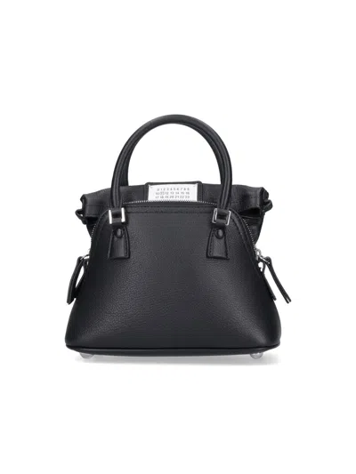 Maison Margiela Black 5ac Classique Mini Bag In Black