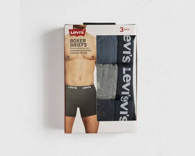 Levi's Solid Basic Boxer Briefs In Multi