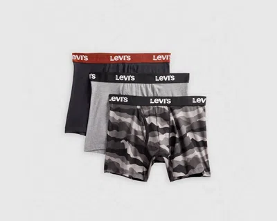 Levi's Boxer Brief (3 Pack) In Black