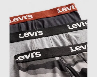 Levi's Boxer Brief (3 Pack) In Black