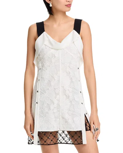 3.1 Phillip Lim Sleeveless Corded Lace Minidress In White