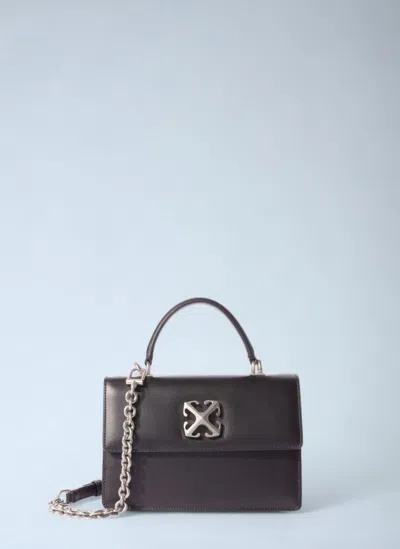 Off-white Jitney 1.4 Logo Plaque Tote Bag