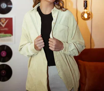 Audrey3plus1 Cords Jacket In Yellow