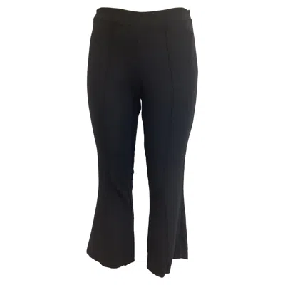 The Row Flared Trousers In Black Viscose