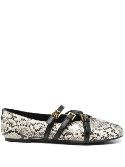 Michael Michael Kors Indy Embossed Ballet Flats
