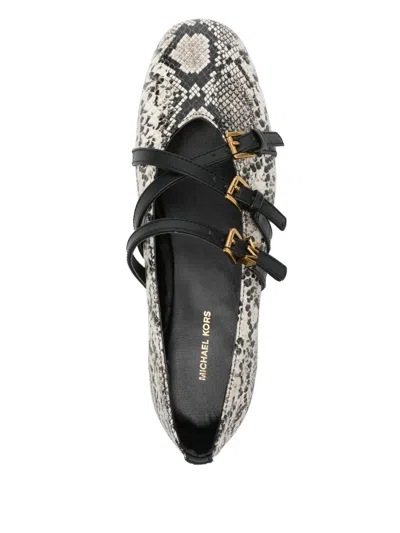 Michael Michael Kors Indy Embossed Ballet Flats
