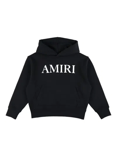 Amiri Kids Black Logo Hoodie