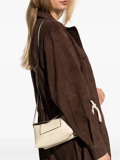 Wandler Shoulder Bag With Textured Finish And Adjustable Strap