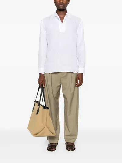 Tagliatore Tuxedo Shirt Featuring Pintuck Detailing