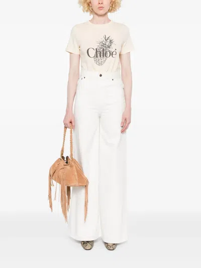 Chloé Chloe T-shirt Women In Neutral