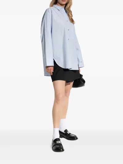 By Malene Birger Esma Asymmetric Buttoned Miniskirt
