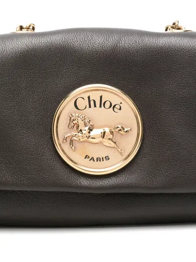Chloé Heritage Crossbody Bag In Black