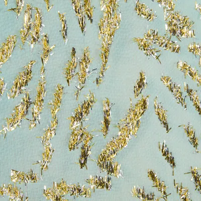 Roberto Cavalli Silk Blend Blouse With Shimmering Pattern In Green