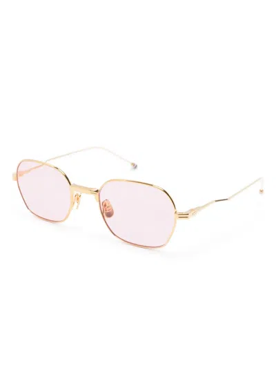 Thom Browne Square-frame Sunglasses In Brown