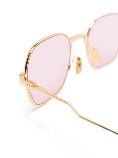 Thom Browne Square-frame Sunglasses In Brown