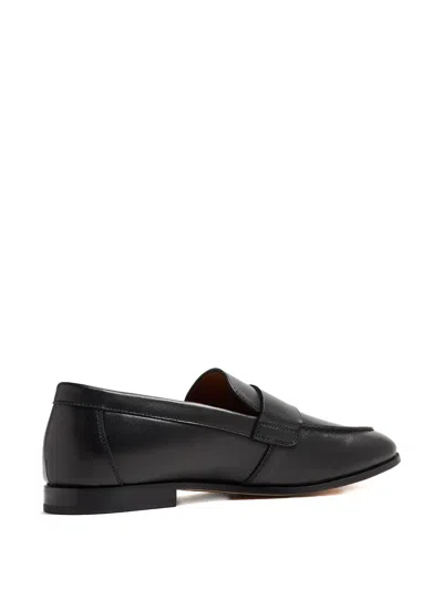 Common Projects Black Flat Loafers In Black