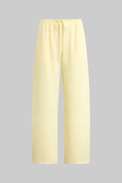 Leset Ari Drawstring Pant In White