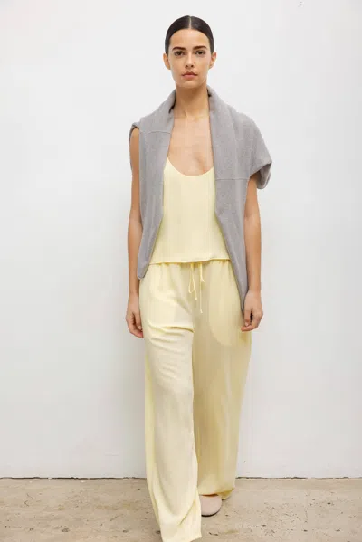 Leset Ari Drawstring Pant In White
