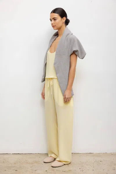 Leset Ari Drawstring Pant In White