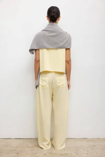 Leset Ari Drawstring Pant In White