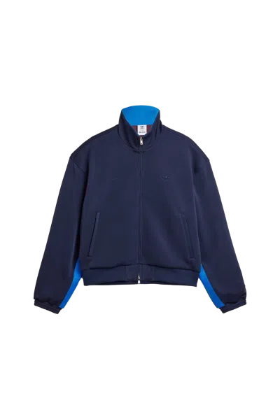 Adidas Originals Men S Wales Bonner Pique Track Jacket Night Navy In Blue