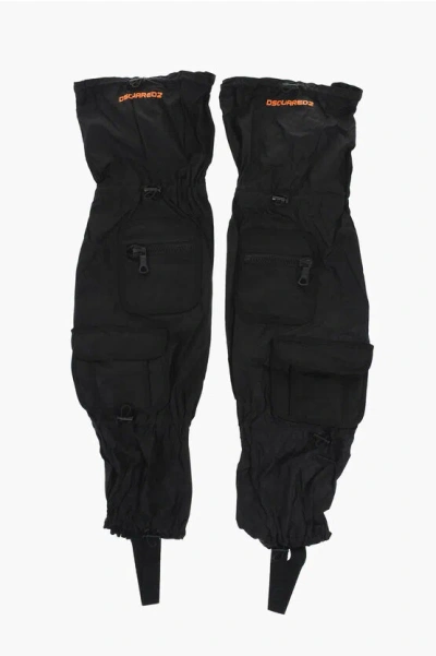 Dsquared2 Nylon Gaiters With Zip And Coulisse