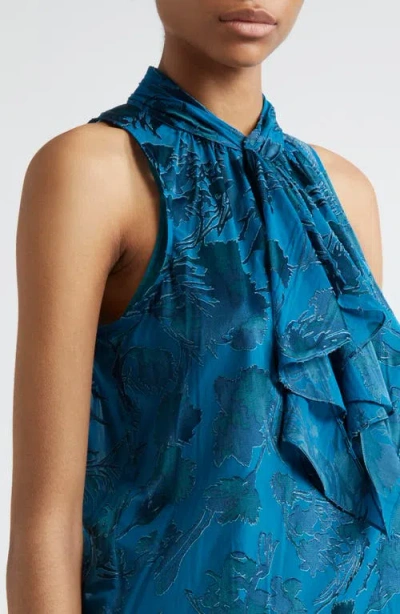 Cinq À Sept Keoni Floral Satin Burnout Top