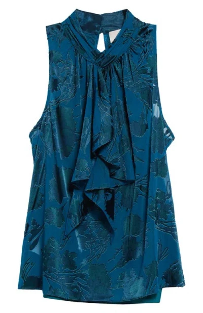 Cinq À Sept Keoni Floral Satin Burnout Top