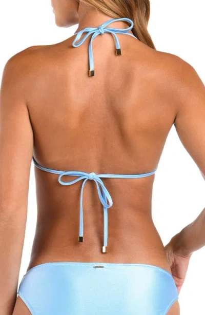 L'agence Annabelle Shimmer Triangle Bikini Top